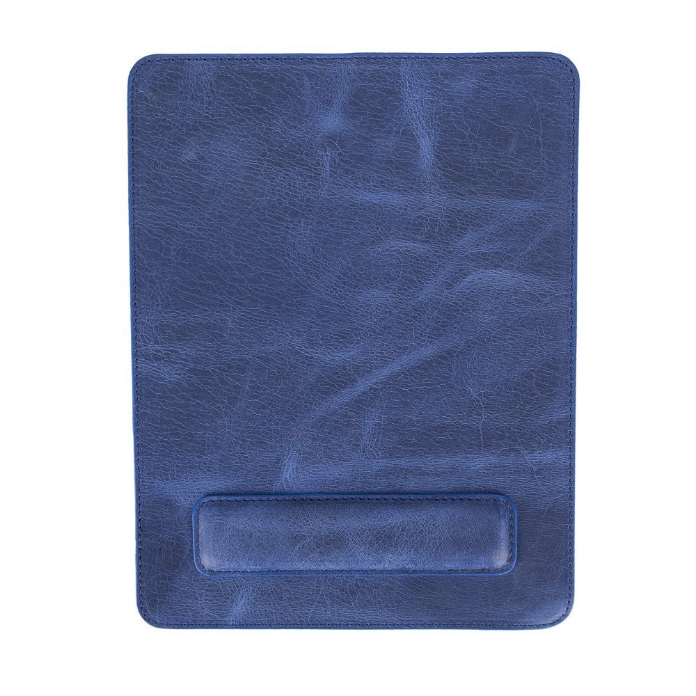 Comfy Wristband Leather Mouse Pad G21 Blue