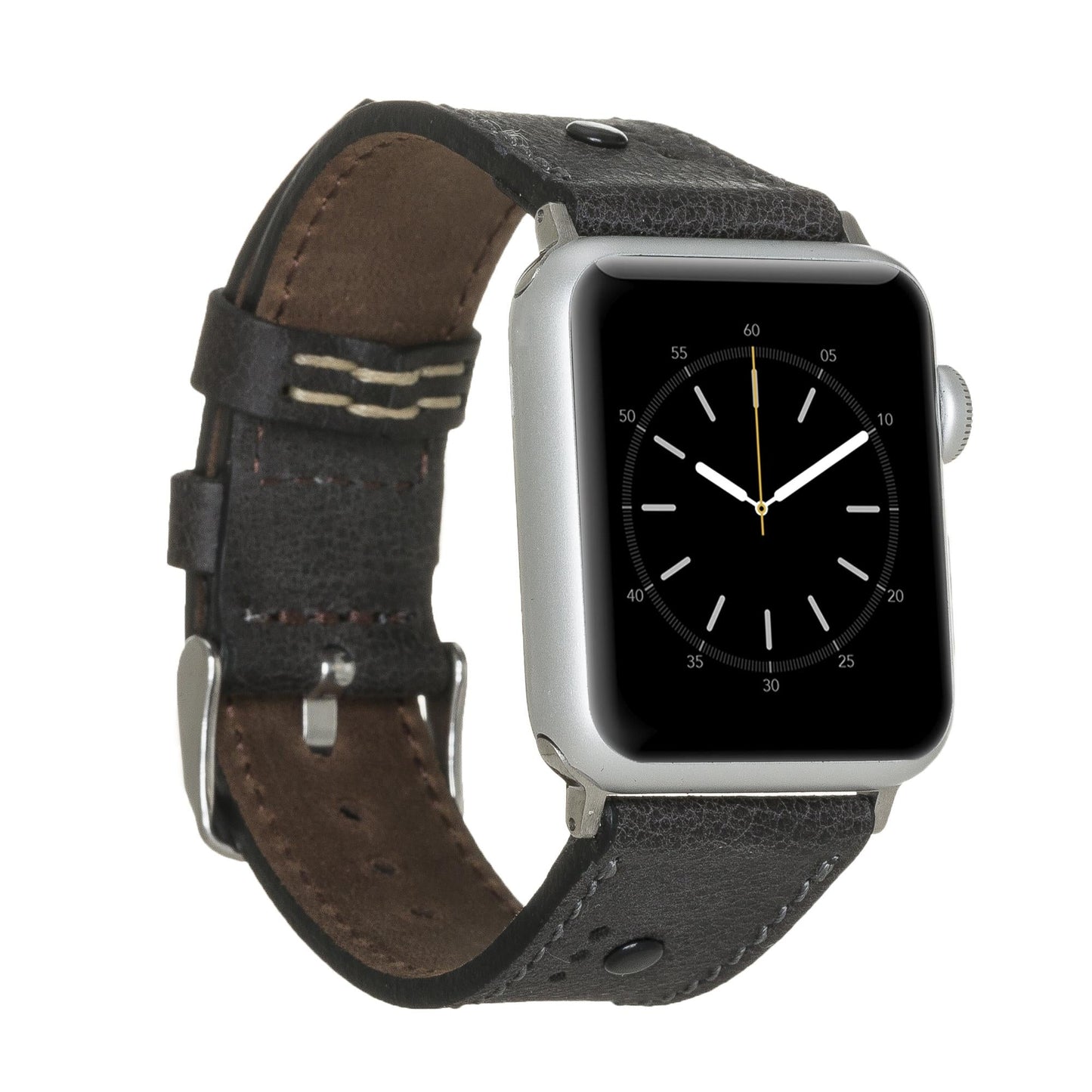 Apple Watch Compatible Leather Band BT Black