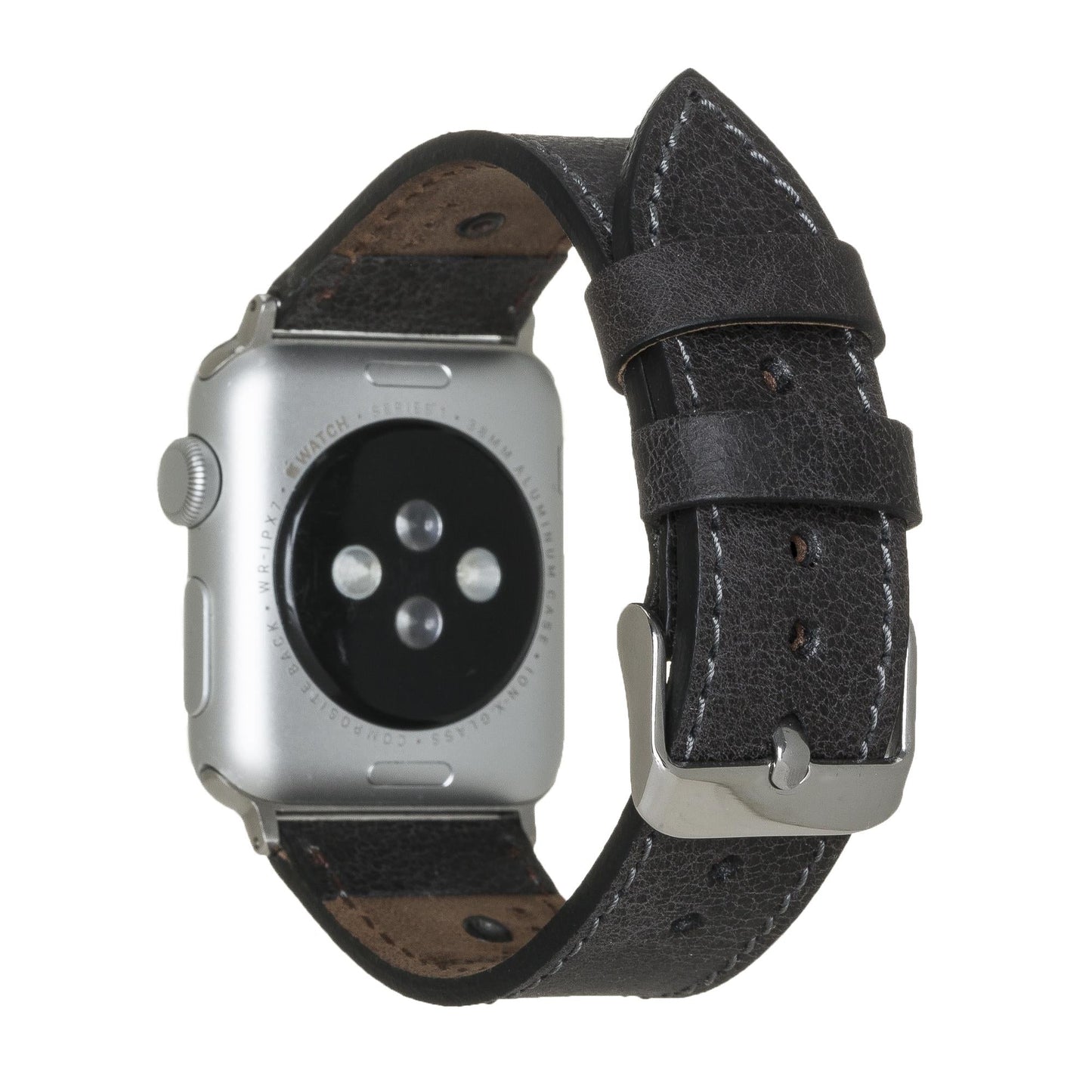 Apple Watch Compatible Leather Band BT Black