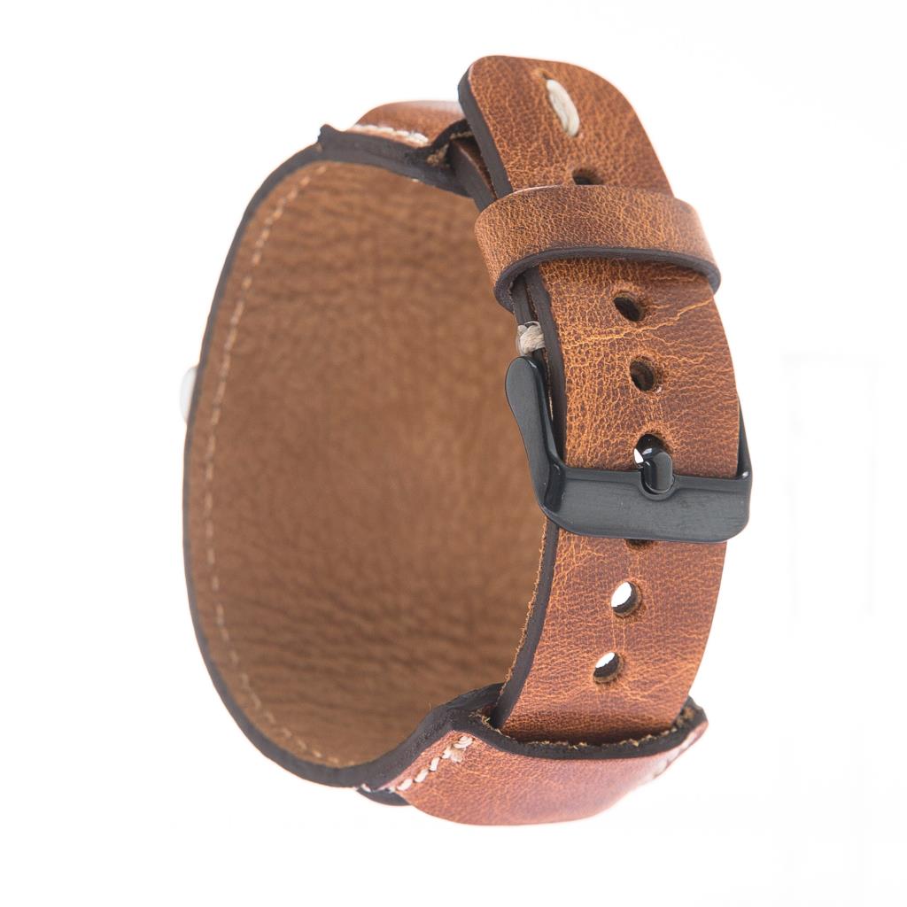 Apple Watch Compatible Leather Band Cuff V18