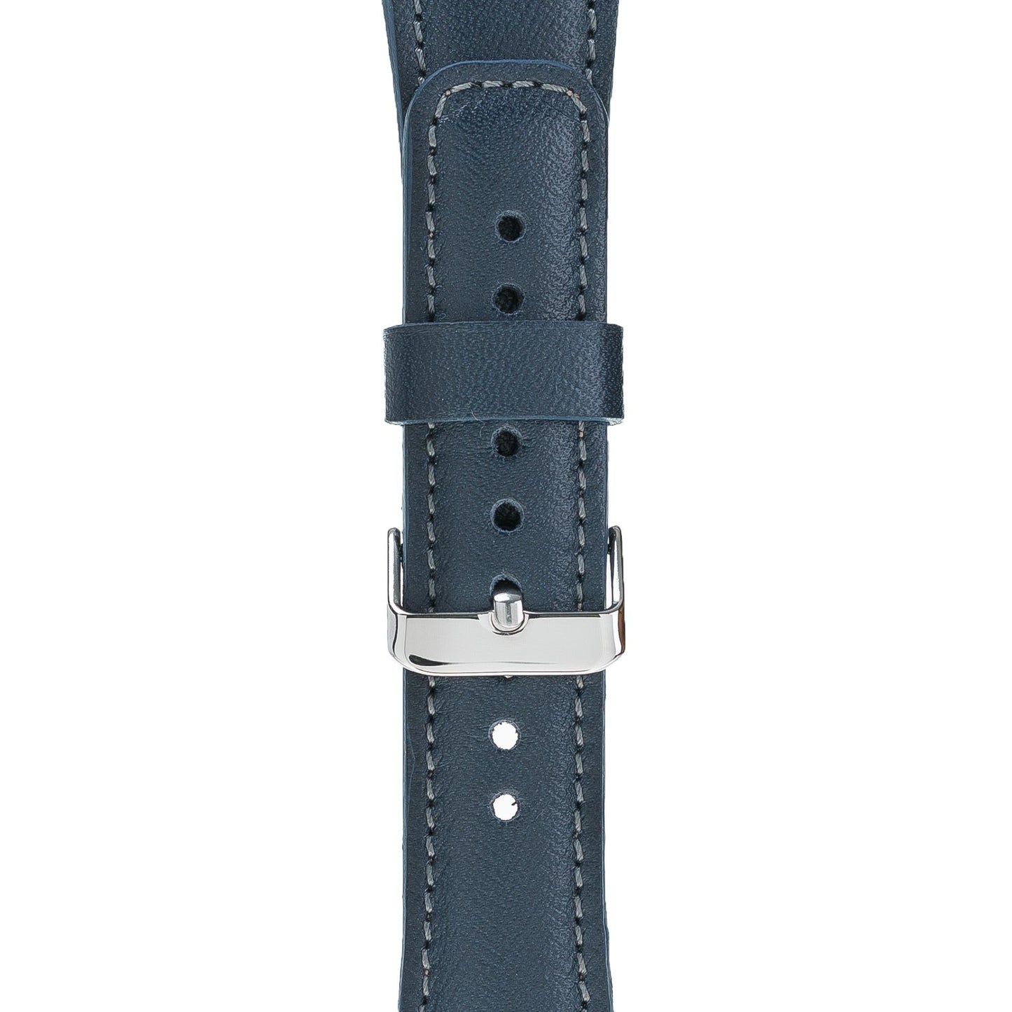 Apple Watch Compatible Leather Band SNB Navy Blue