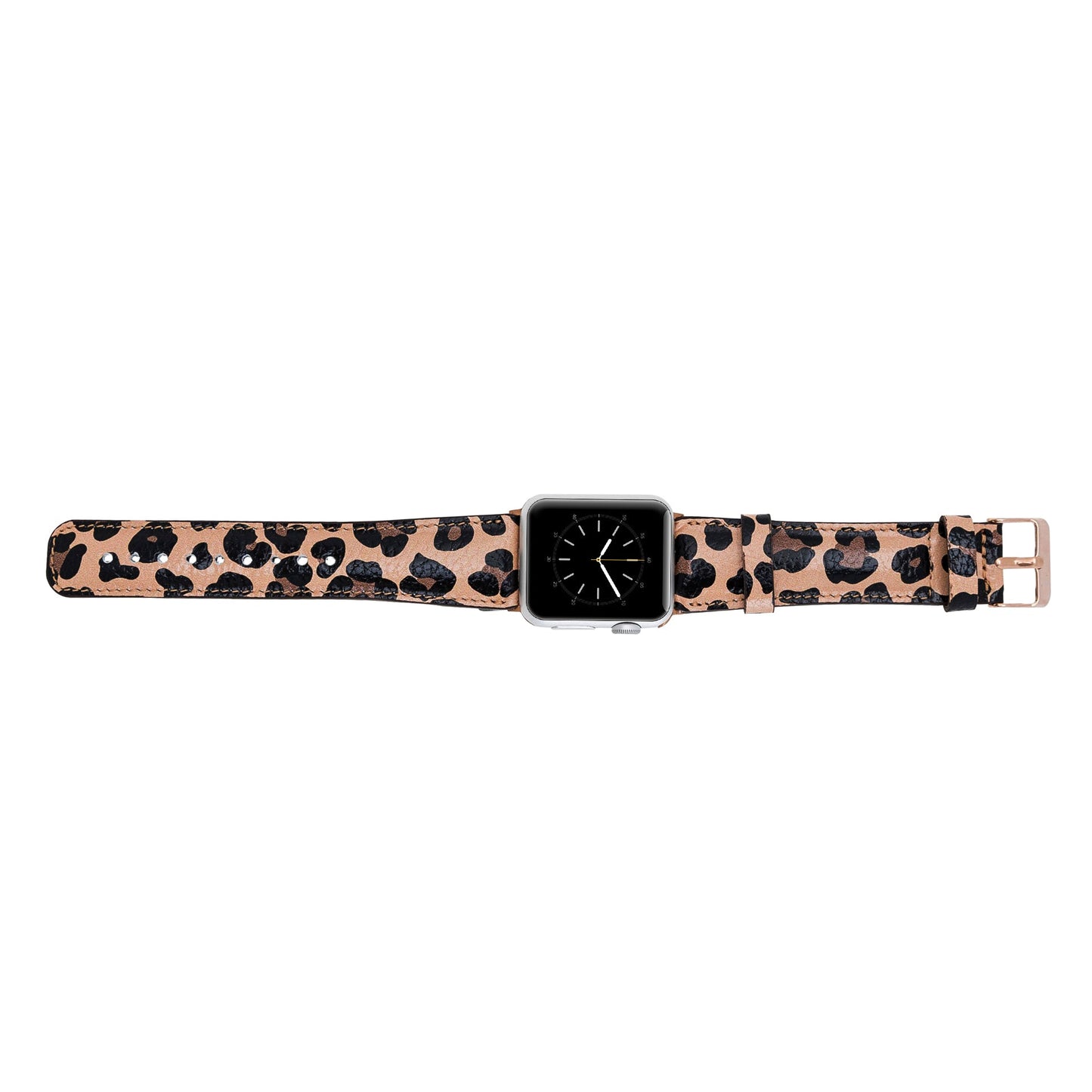 Apple Watch Compatible Leather Band Leopard NE