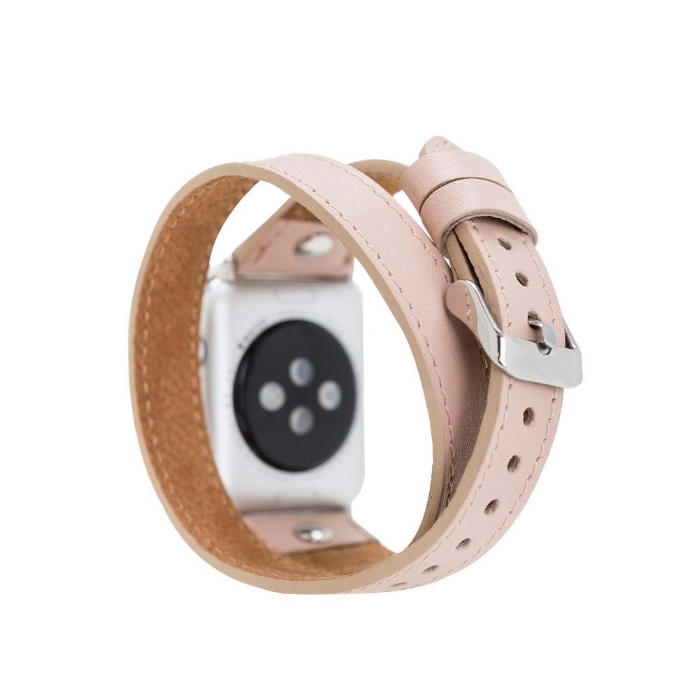 Apple Watch Compatible Leather Band Slim DTST NU1