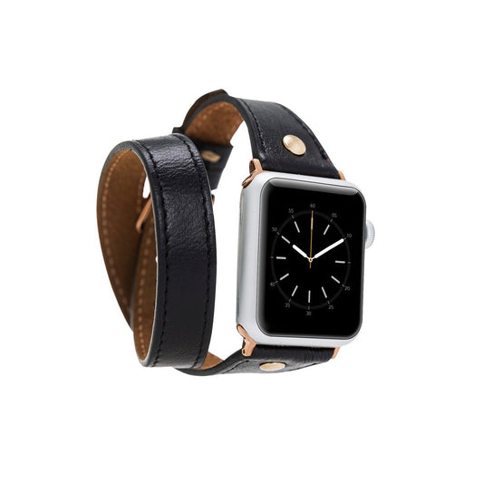 Apple Watch Compatible Leather Band Slim DTGT RST1