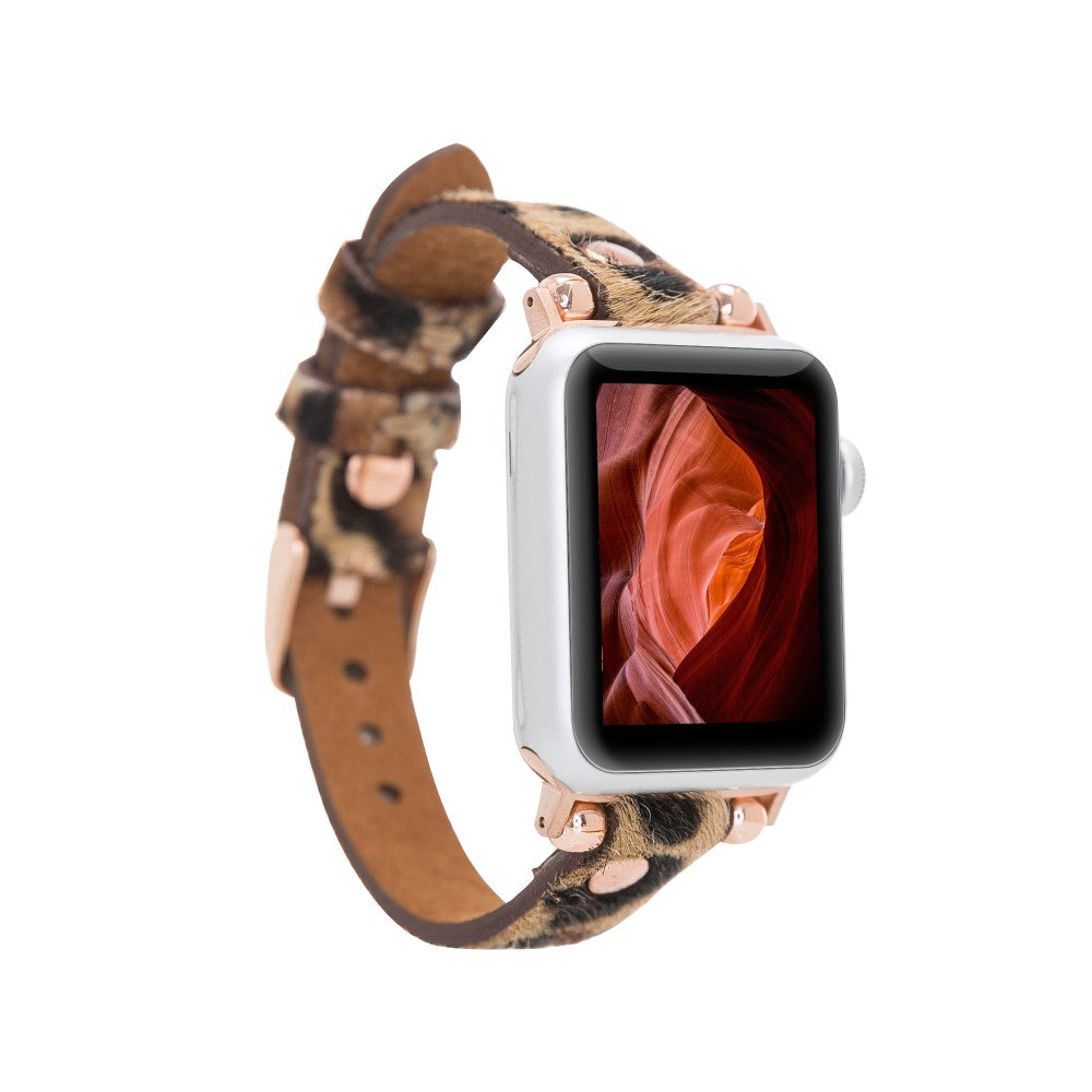 Apple Watch Compatible Leather Band RT LEO1N