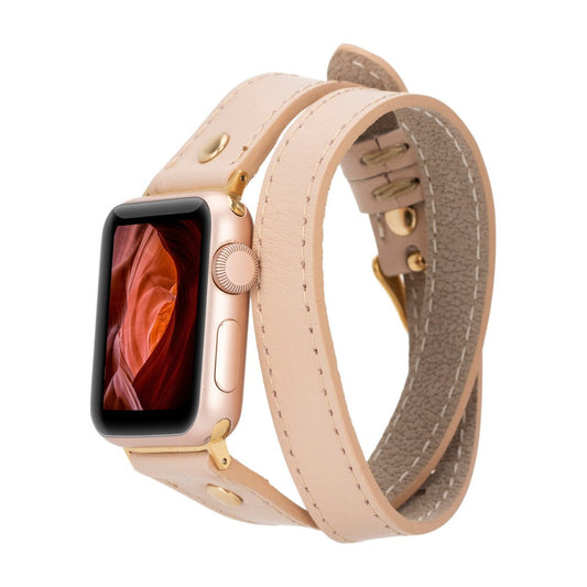 Apple Watch Compatible Leather Band Slim DT GT NU1