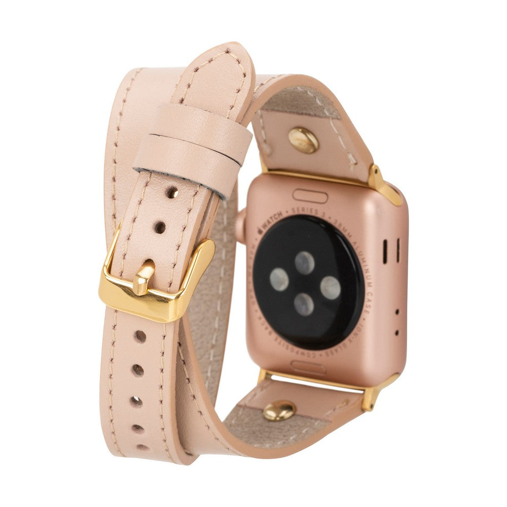 Apple Watch Compatible Leather Band Slim DT GT NU1