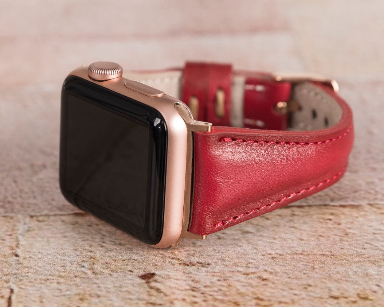 Apple Watch Compatible Leather Band Slim V4EF