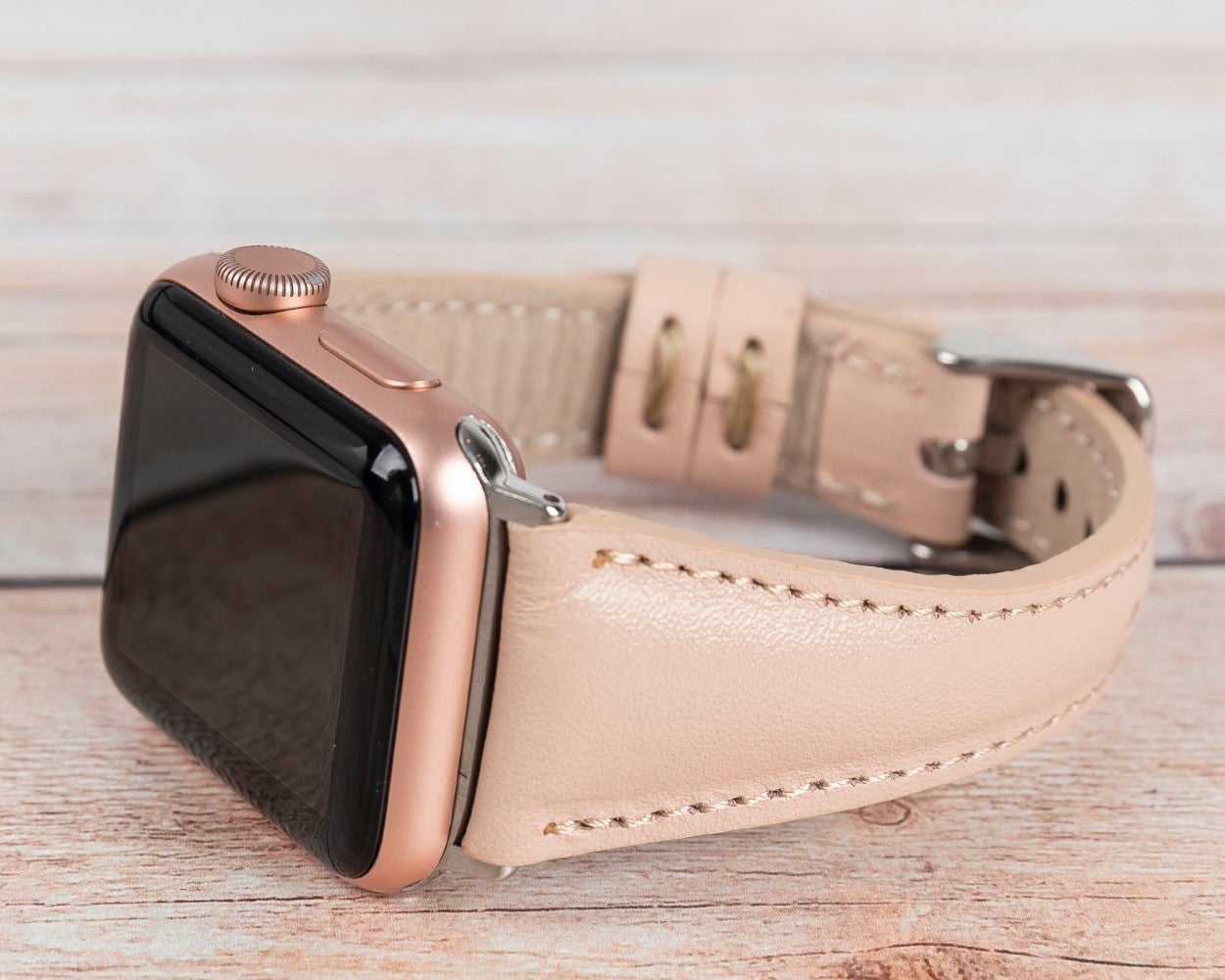 Apple Watch Compatible Leather Band Slim NU1