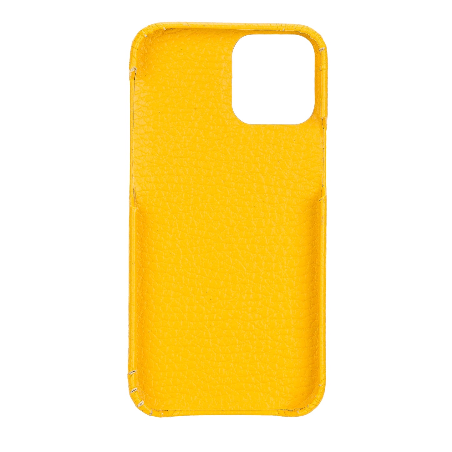 Apple iPhone 12 mini Compatible Leather Back Cover F360 FL12 Yellow