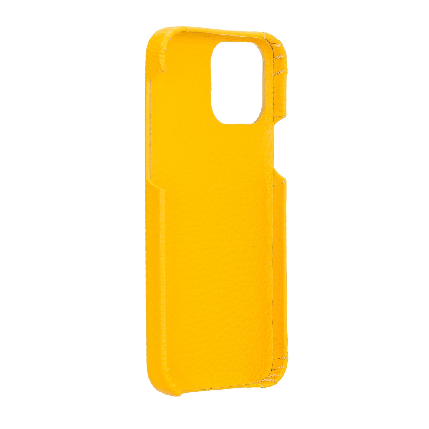 Apple iPhone 12 mini Compatible Leather Back Cover F360 FL12 Yellow