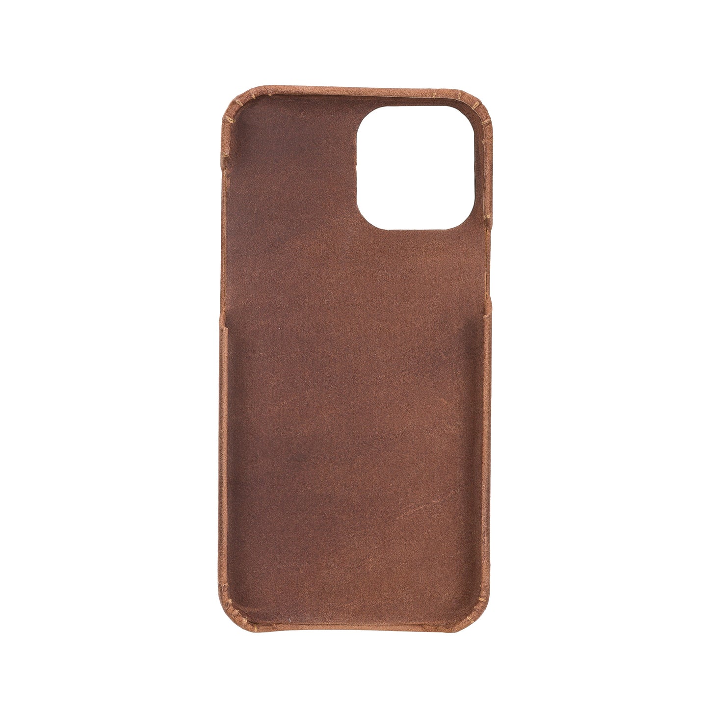 Apple iPhone 12 Pro Compatible Leather Back Cover F360 G2 Antique Brown