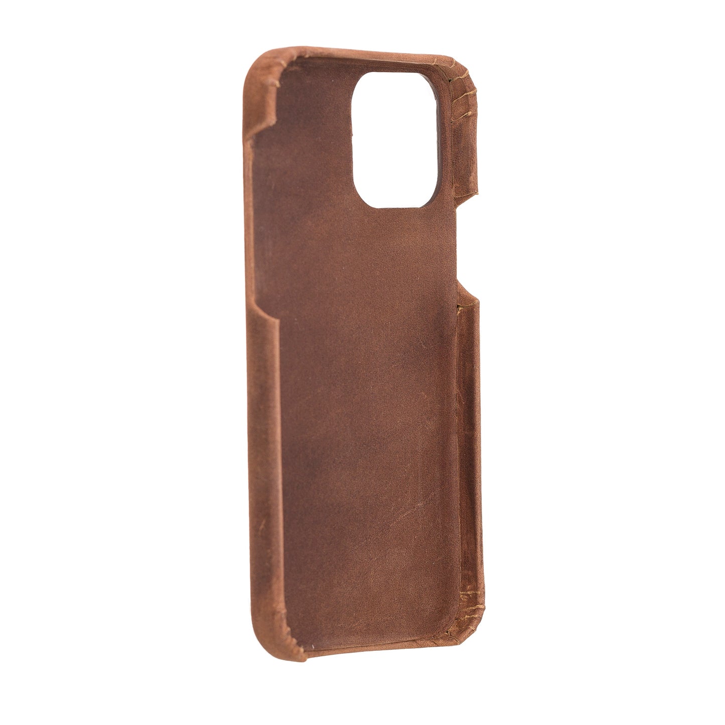 Apple iPhone 12 Pro Compatible Leather Back Cover F360 G2 Antique Brown