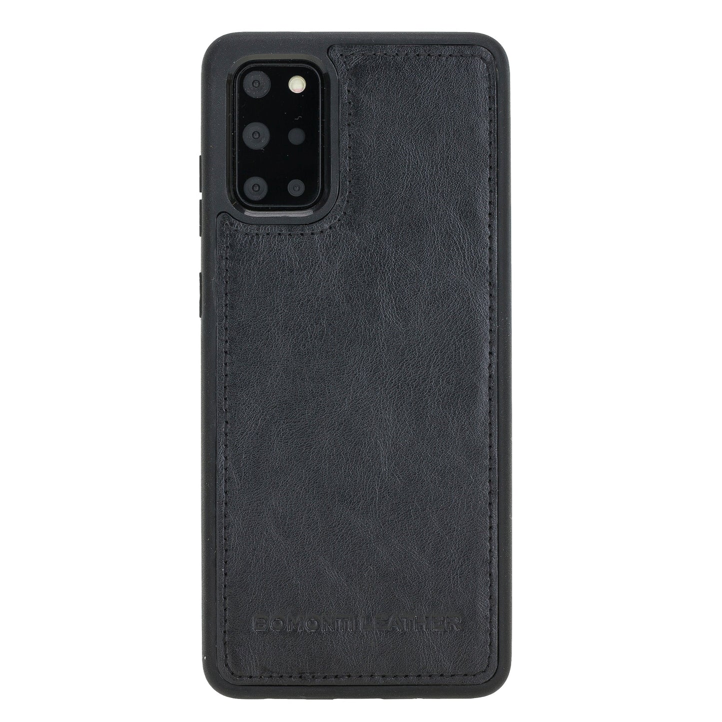 Samsung Galaxy S20 Plus Compatible Leather Back Cover RST1 Black