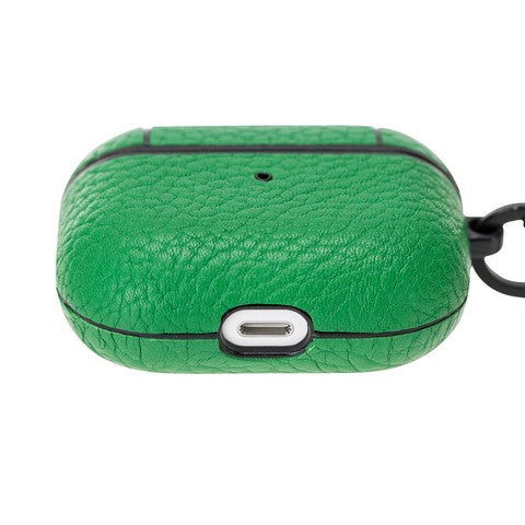 Apple AirPods Pro Compatible Leather Case Juni ERC4 Green