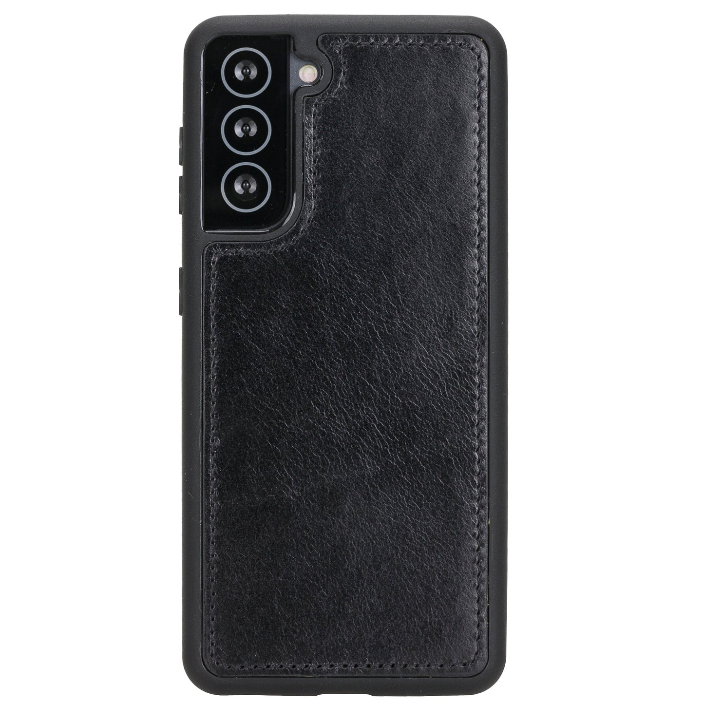 Samsung Galaxy S21 Plus Compatible Leather Wallet Case RST1 Black