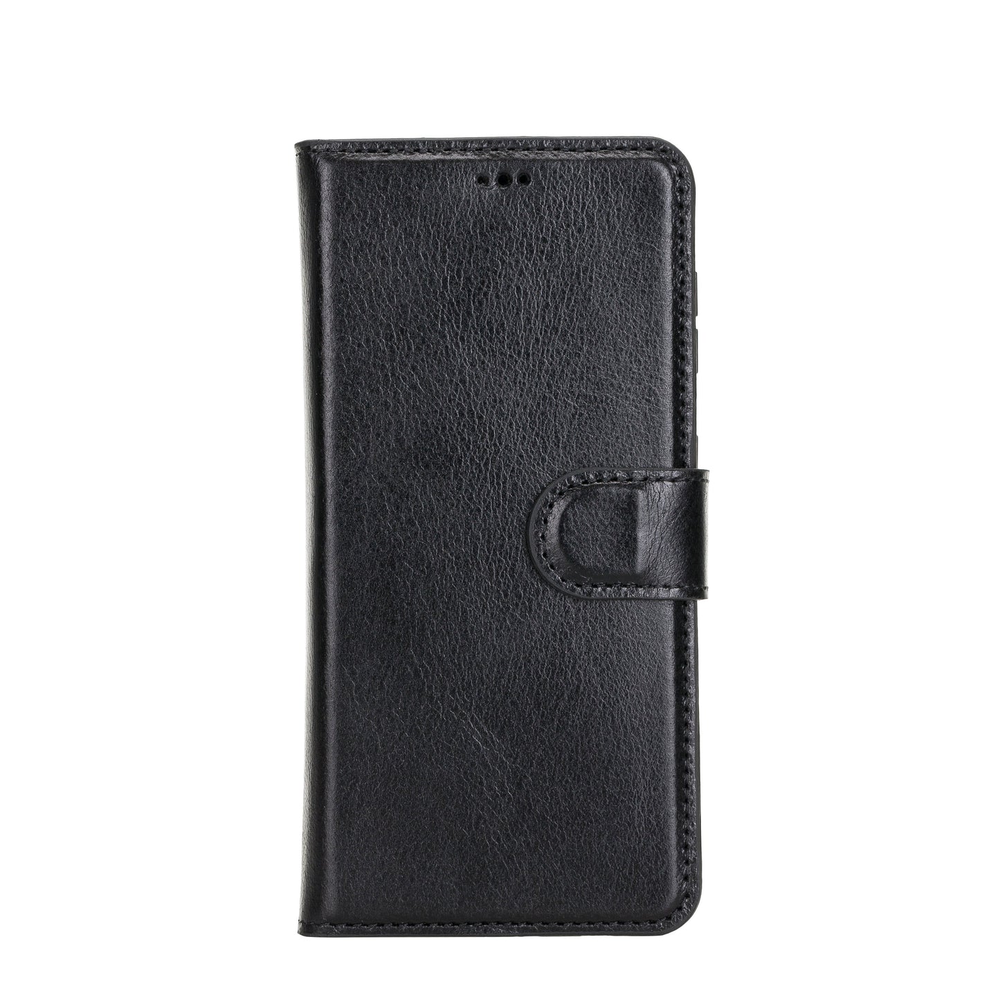 Samsung Galaxy S21 Plus Compatible Leather Wallet Case RST1 Black