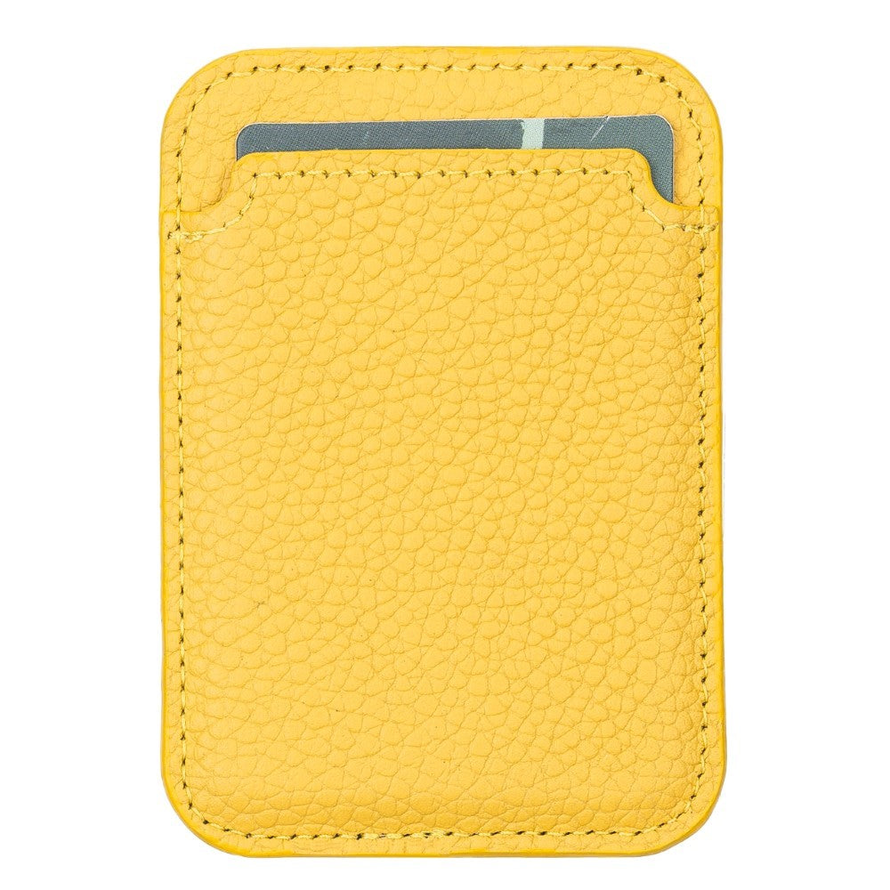 Maggy Leather Card Holder FL12 Yellow