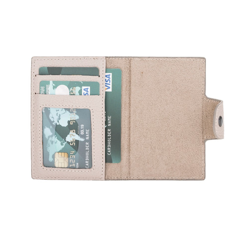 Mondello Magic Leather Card Holder ERC3 Beige