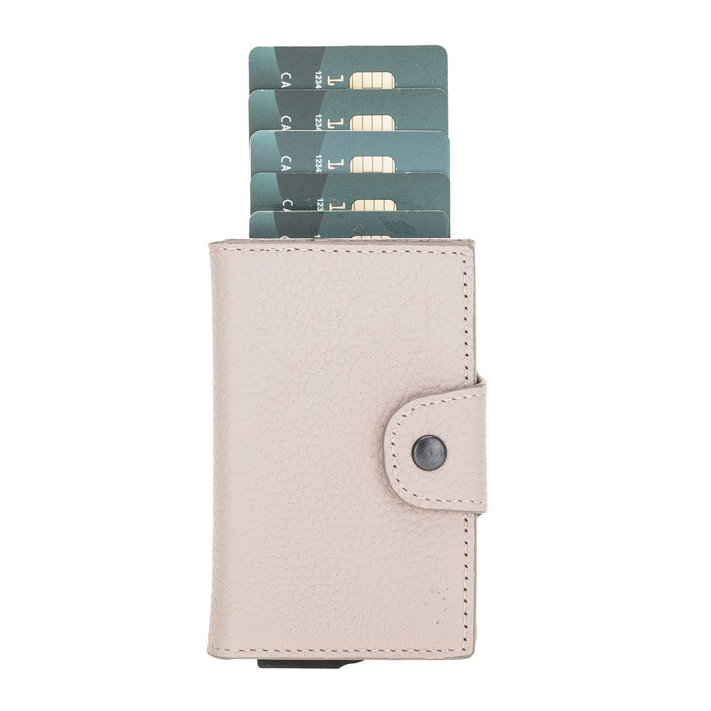 Mondello Magic Leather Card Holder ERC3 Beige