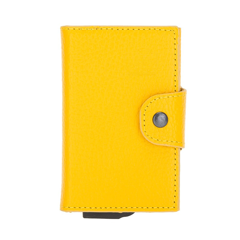 Mondello Magic Leather Card Holder FL12 Yellow