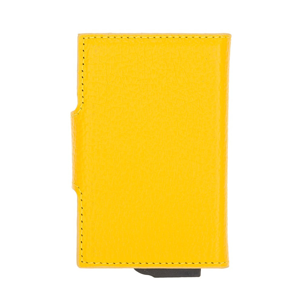 Mondello Magic Leather Card Holder FL12 Yellow