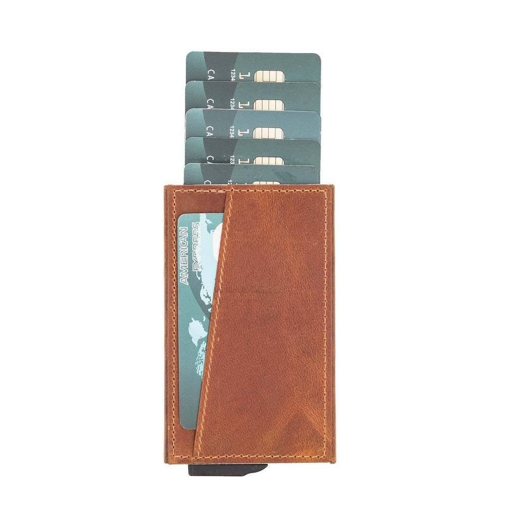 Mondello Magic Leather Card Holder G19 Tan