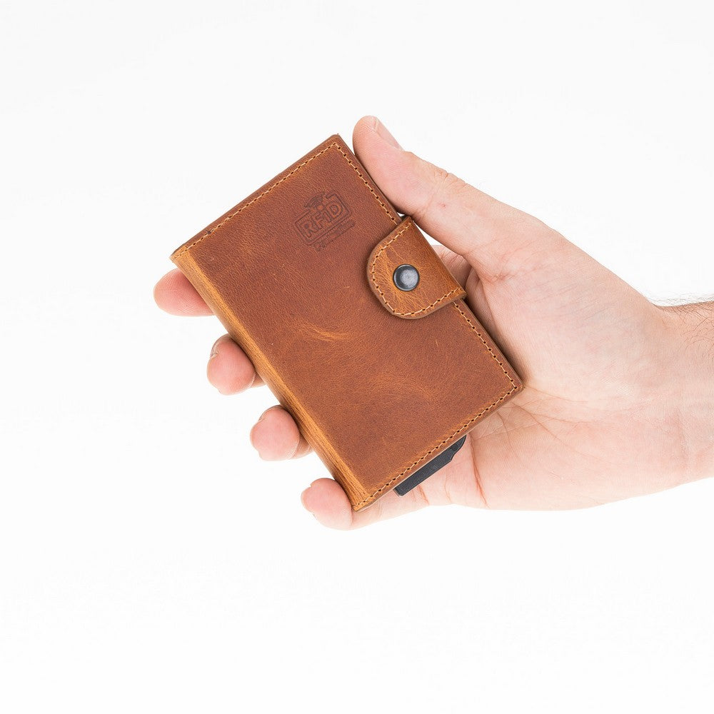 Mondello Magic Leather Card Holder G19 Tan