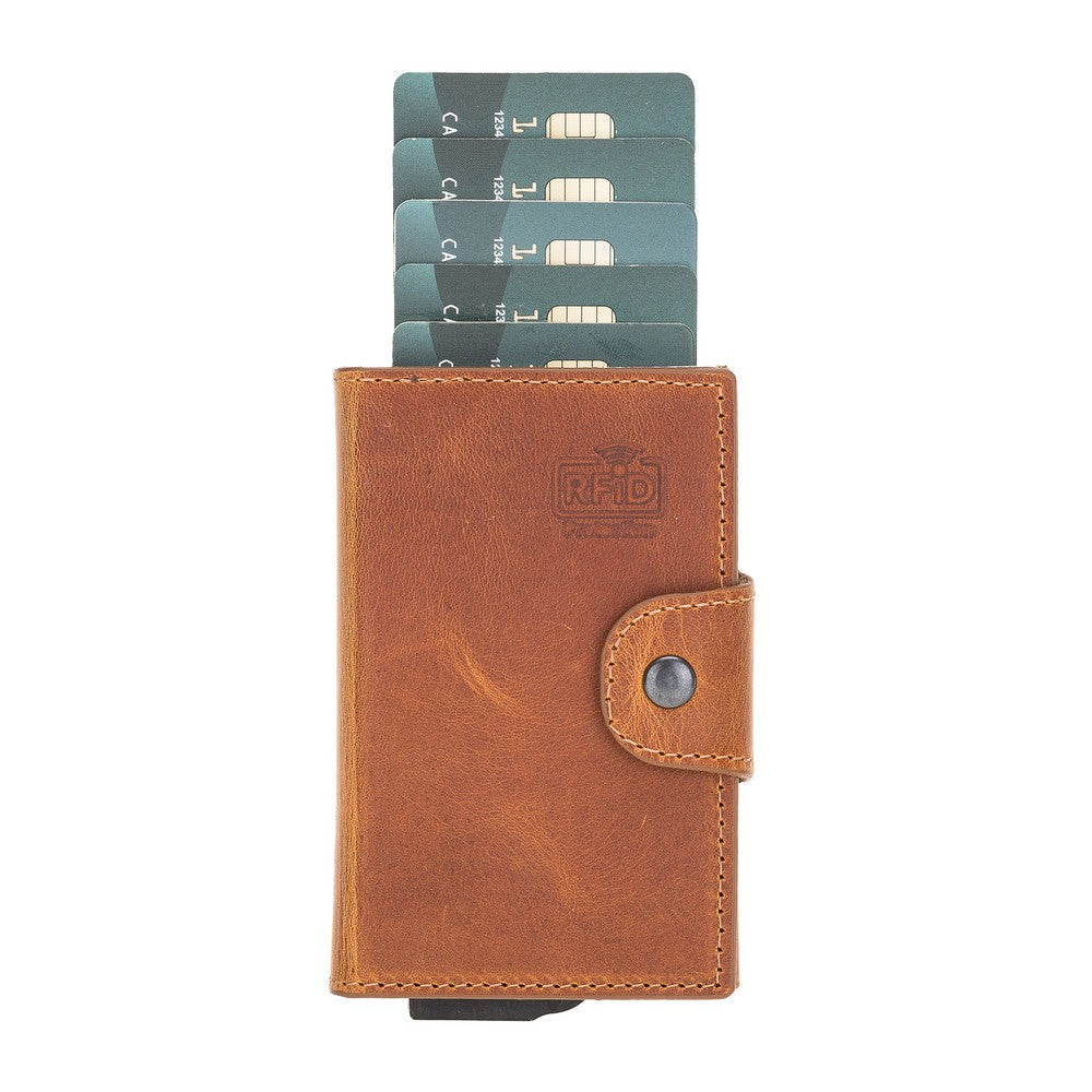 Mondello Magic Leather Card Holder G19 Tan