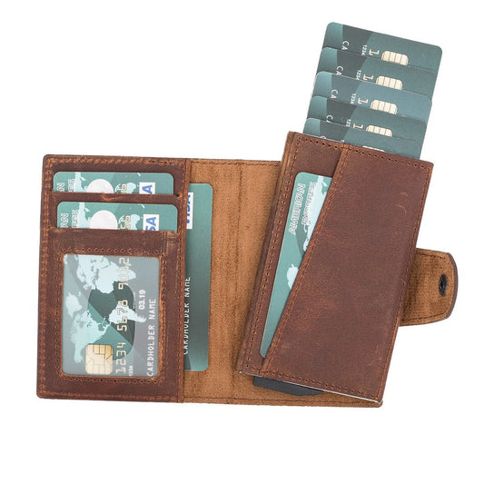 Mondello Magic Leather Card Holder G2 Brown