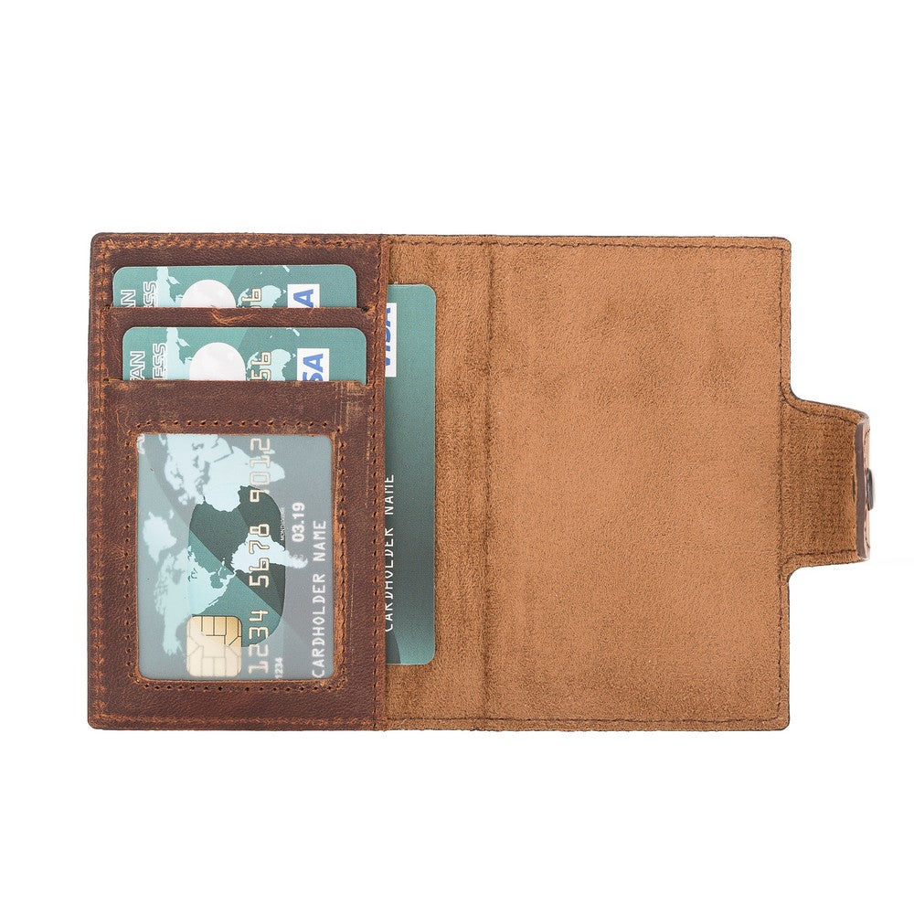 Mondello Magic Leather Card Holder G2 Brown