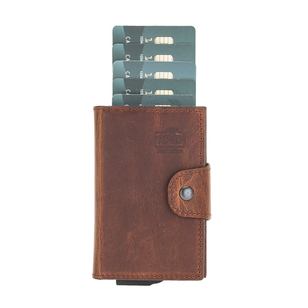 Mondello Magic Leather Card Holder G2 Brown