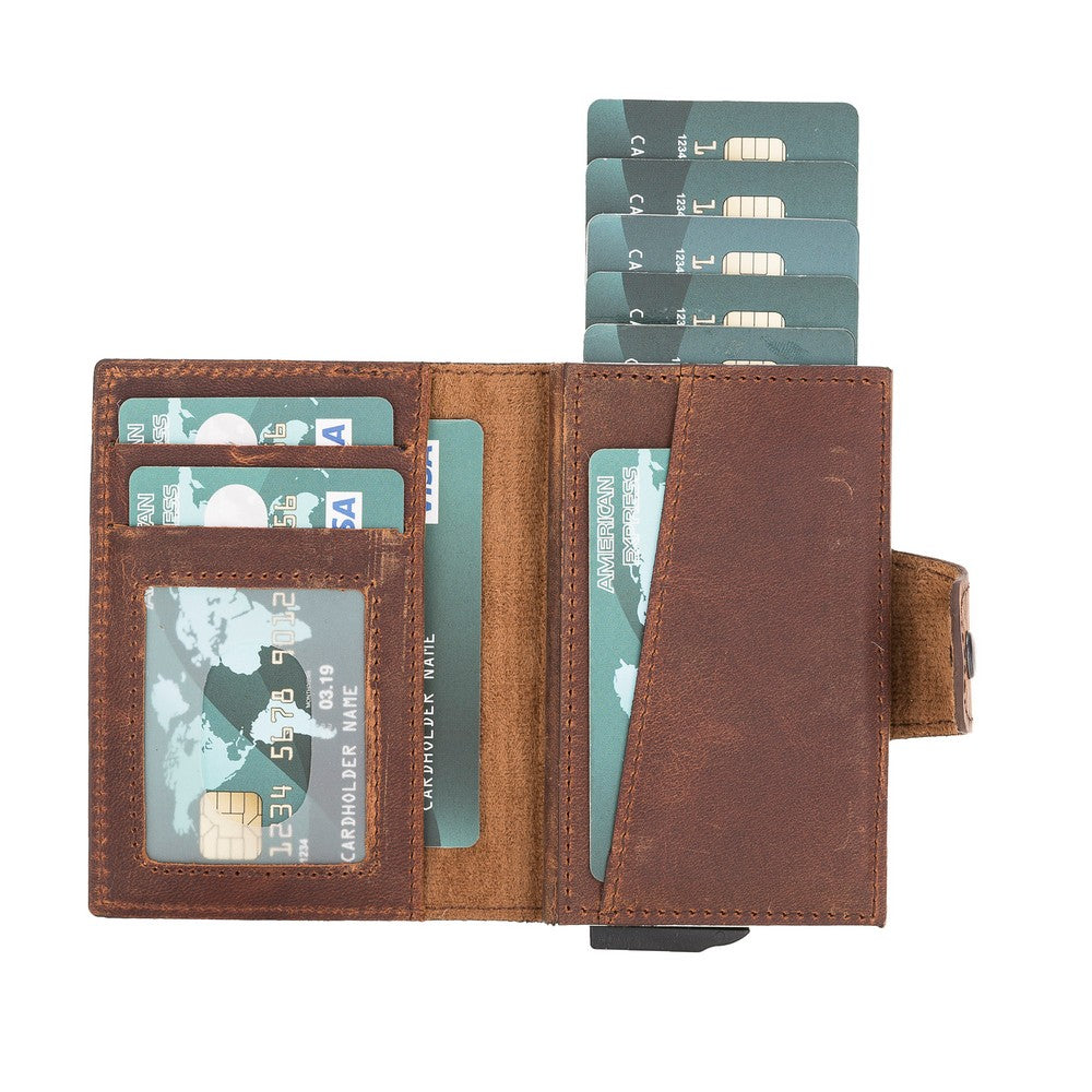 Mondello Magic Leather Card Holder G2 Brown