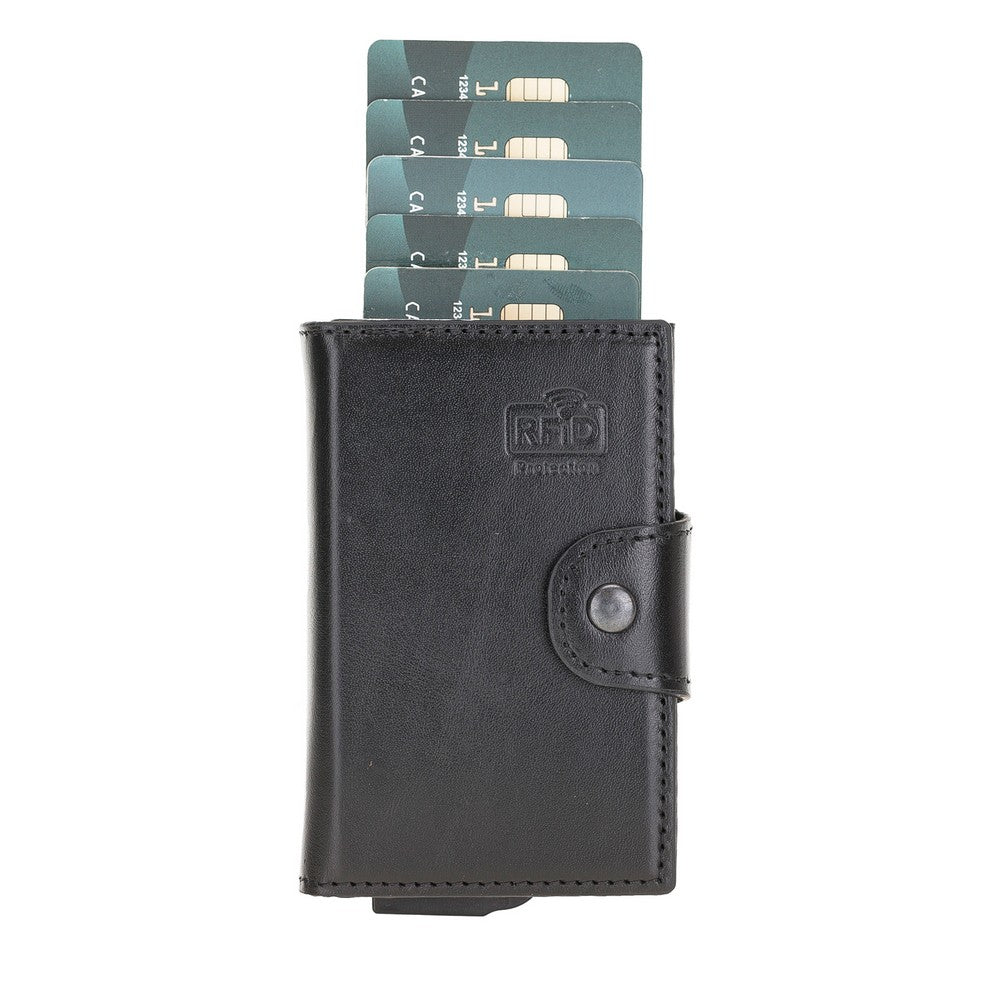 Mondello Magic Leather Card Holder RST1 Black