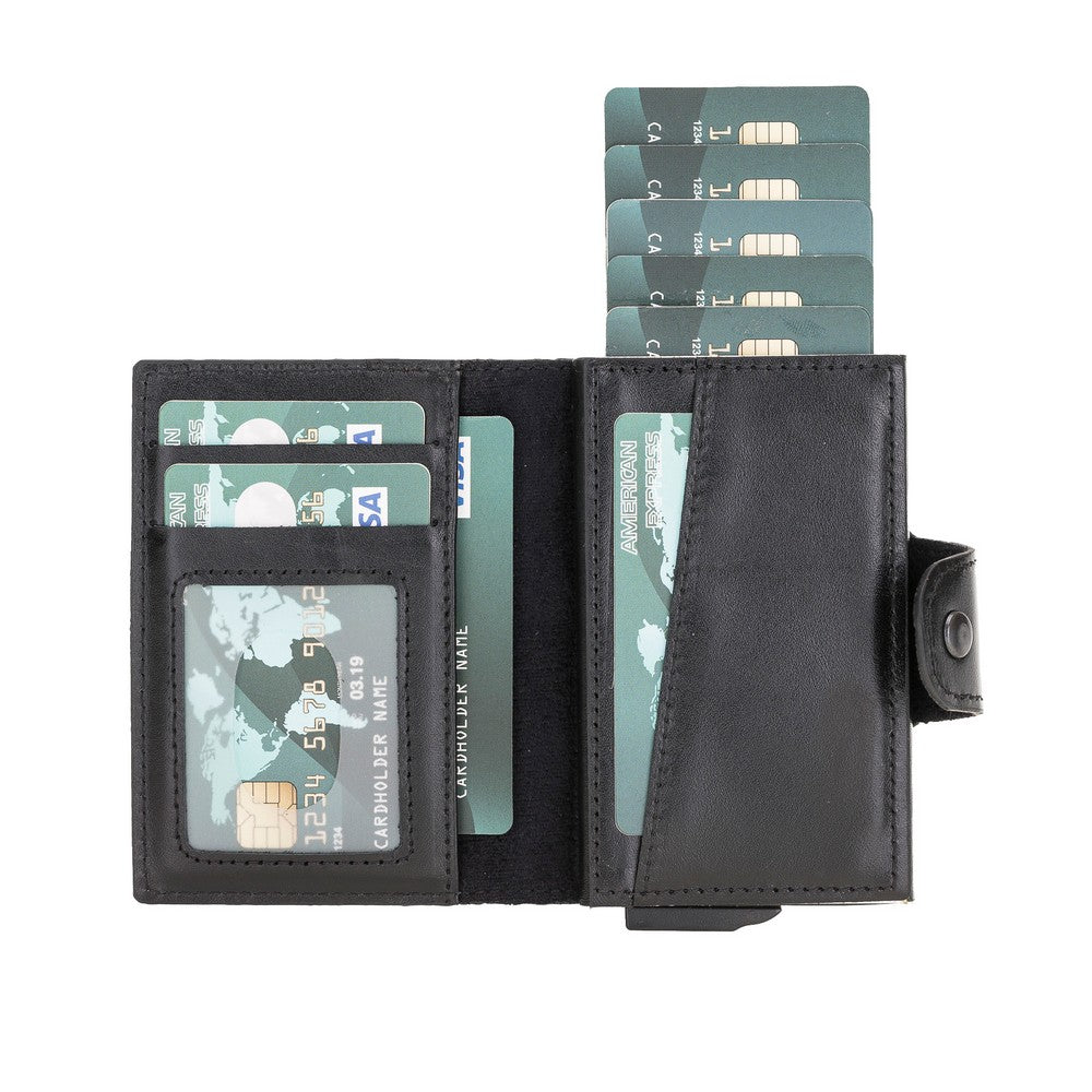 Mondello Magic Leather Card Holder RST1 Black