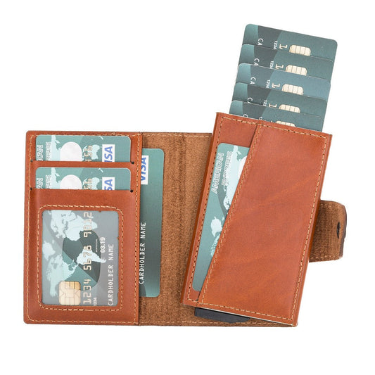 Mondello Magic Leather Card Holder RST2EF Tan