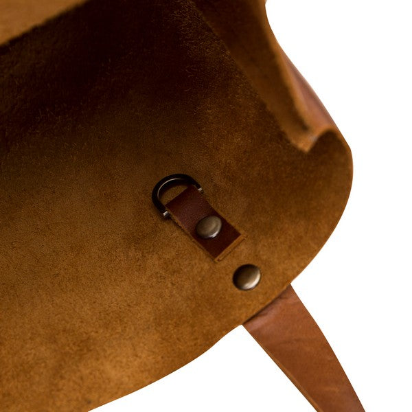 Moon Leather Women's Bag Medium Size G19 Tan