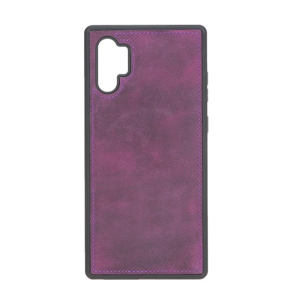 Samsung Galaxy Note 10 Plus Compatible Leather Wallet Case G7 Purple