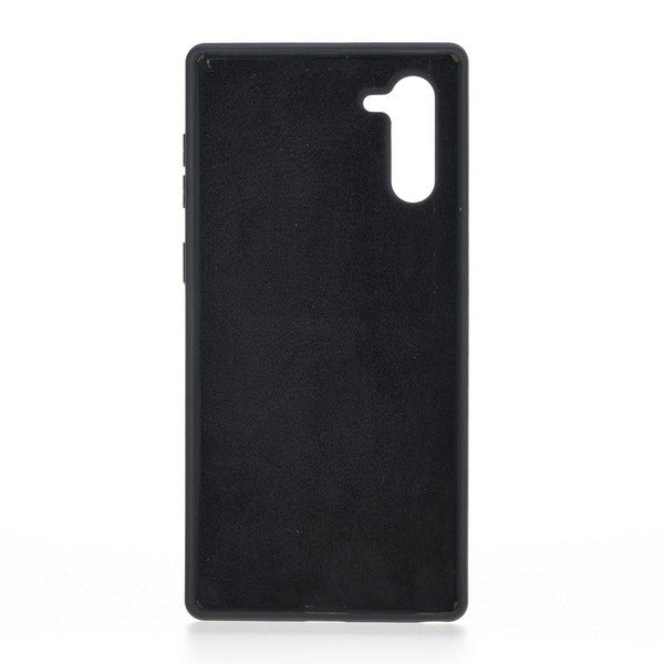 Samsung Galaxy Note 10 Compatible Leather Wallet Case RST1 Black