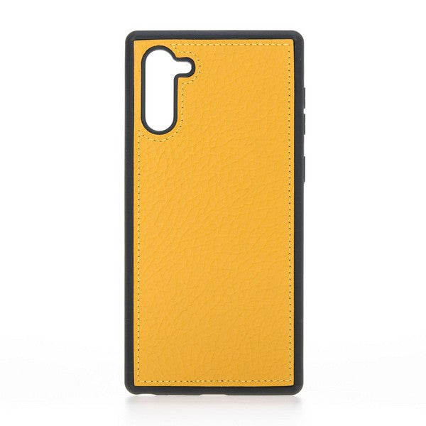 Samsung Galaxy Note 10 Compatible Leather Wallet Case FL12 Yellow