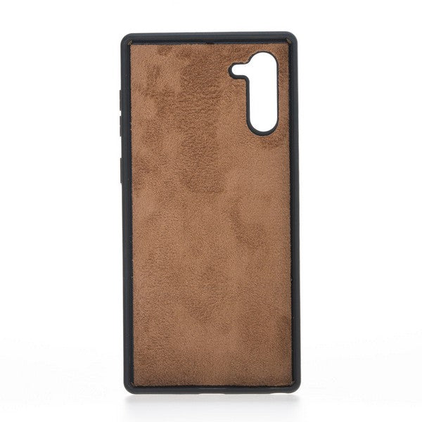 Samsung Galaxy Note 10 Compatible Leather Wallet Case G19 Tan