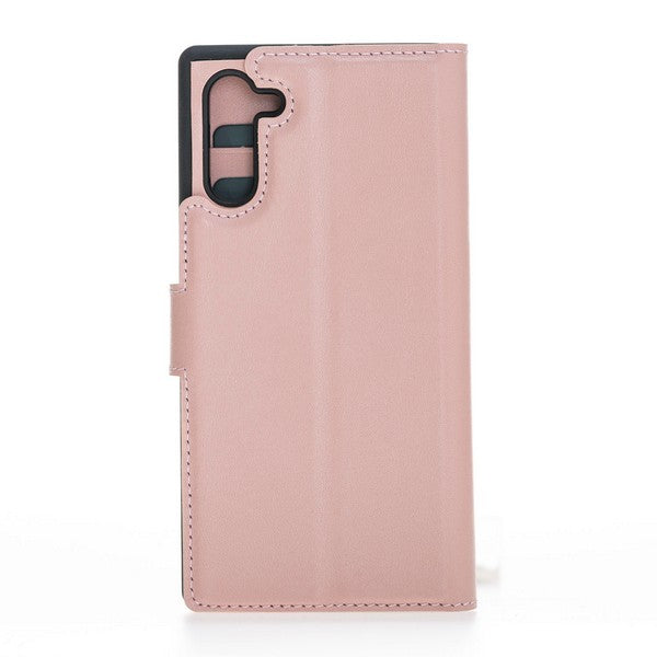 Samsung Galaxy Note 10 Compatible Leather Wallet Case NU2 Pink