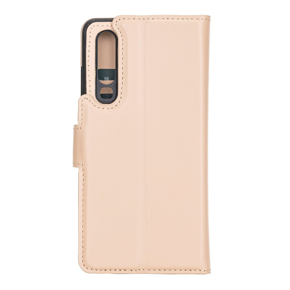 Huawei P30 Compatible Leather Wallet Case NU1 Pink