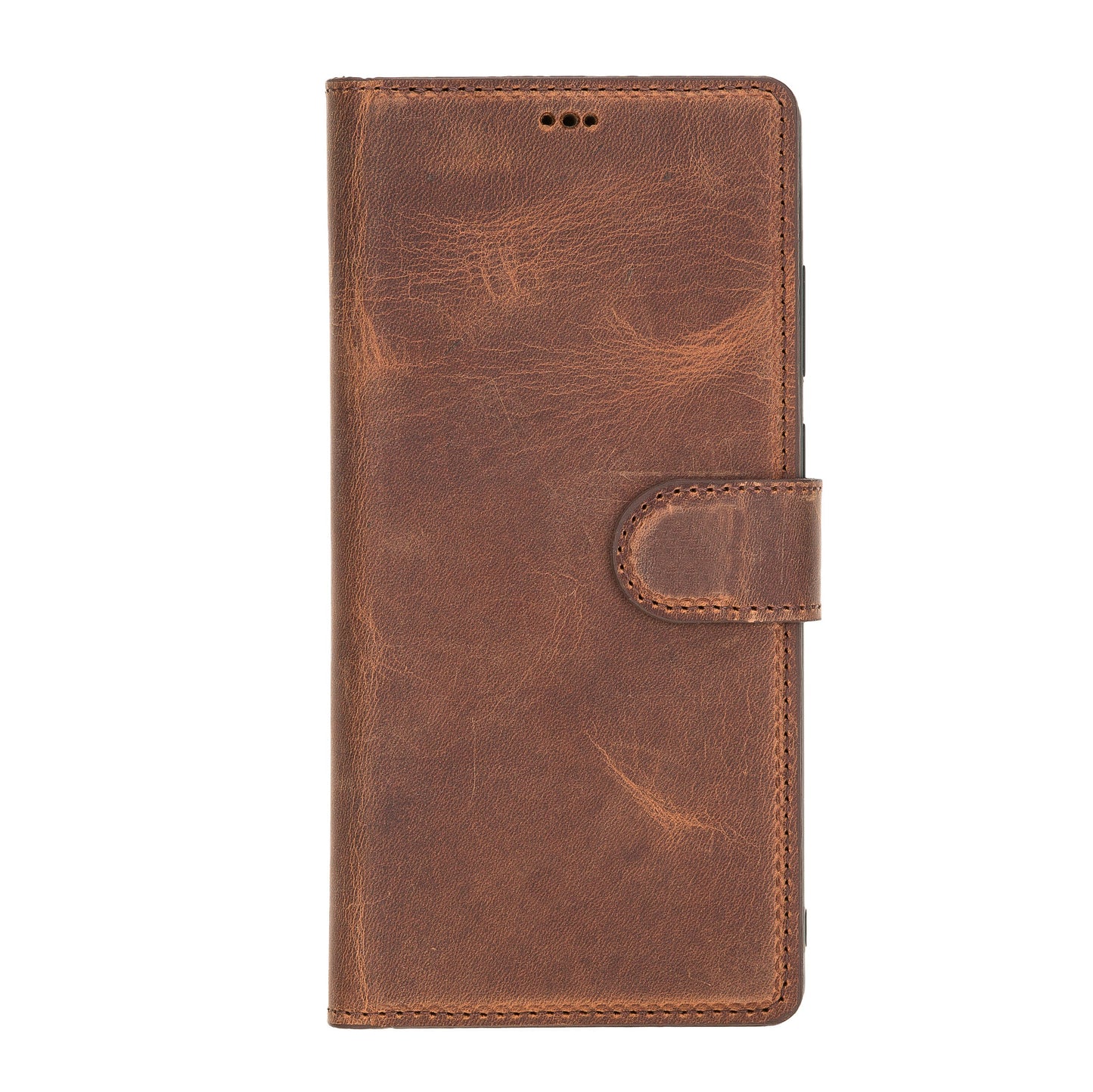 Samsung Galaxy Note 20 Compatible Leather Wallet Case G2 Brown