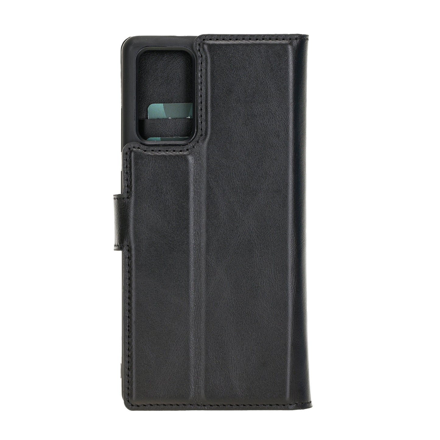 Samsung Galaxy Note 20 Compatible Leather Wallet Case RST1 Black