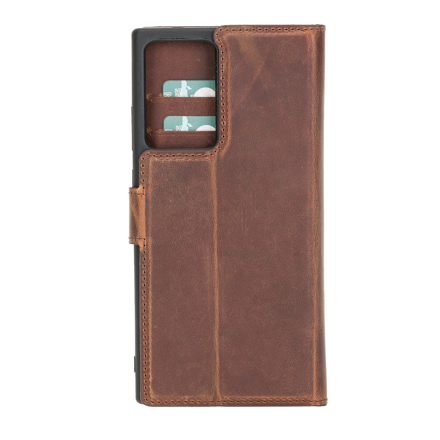 Samsung Galaxy Note 20 Plus Compatible Leather Wallet Case G2 Brown