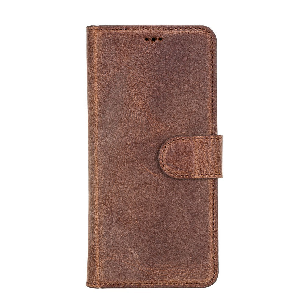 Samsung Galaxy S20 Compatible Leather Wallet Case G2 Brown