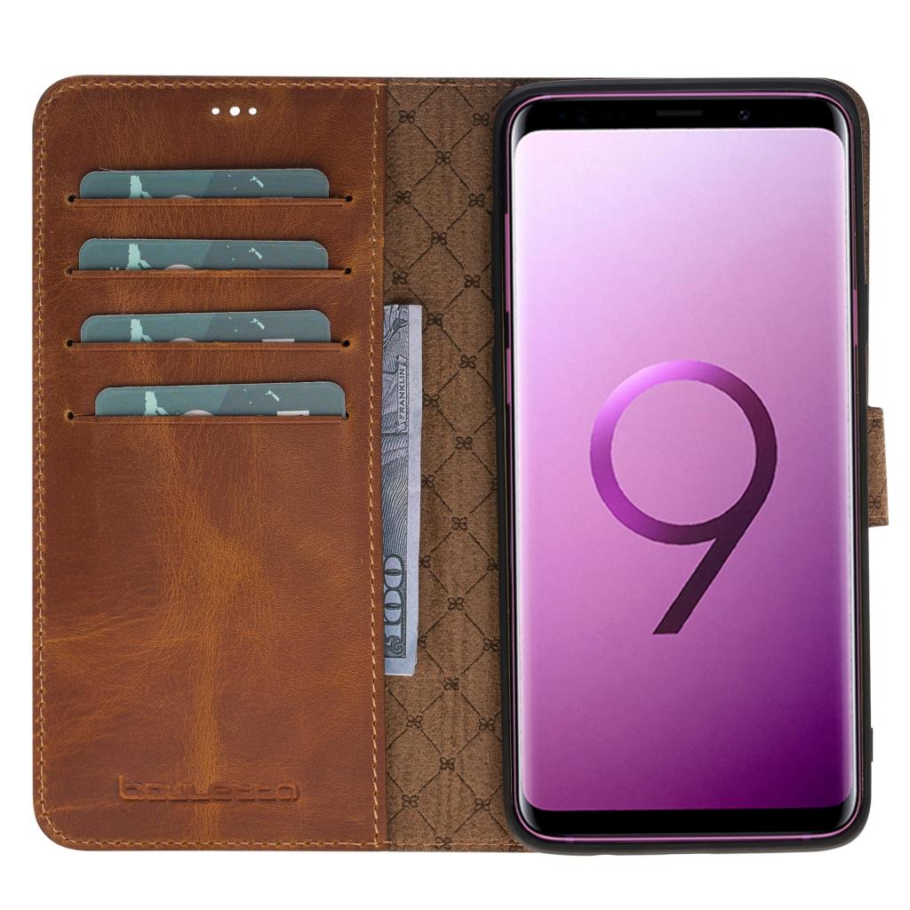 Samsung Galaxy S9 Uyumlu Deri Cüzdanlı Kılıf G19