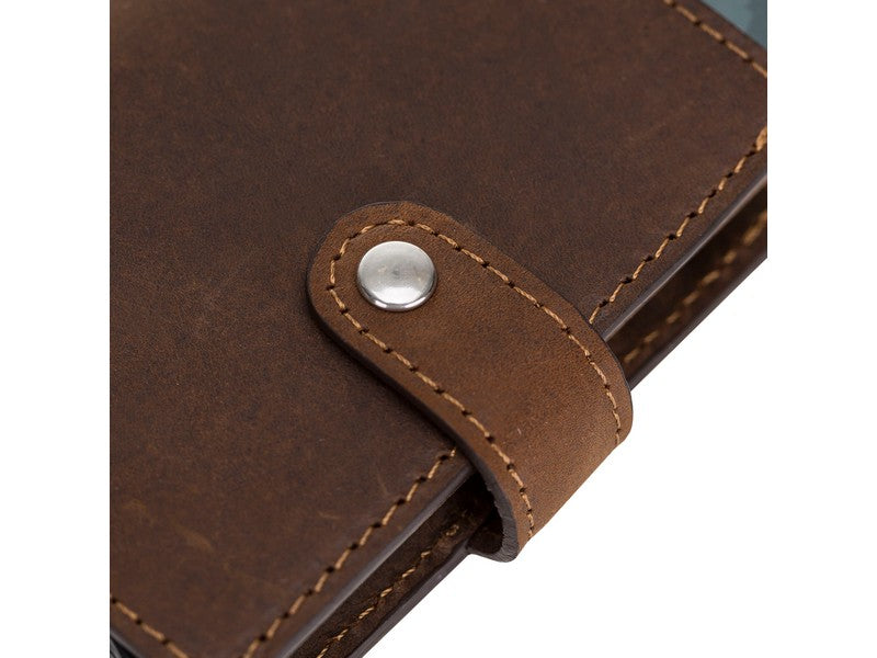 Palermo Leather Wallet with Card Holder Mechanism G2 Brown 