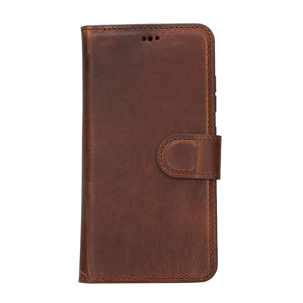 Samsung Galaxy S23 Compatible Leather Wallet Case G2 Brown